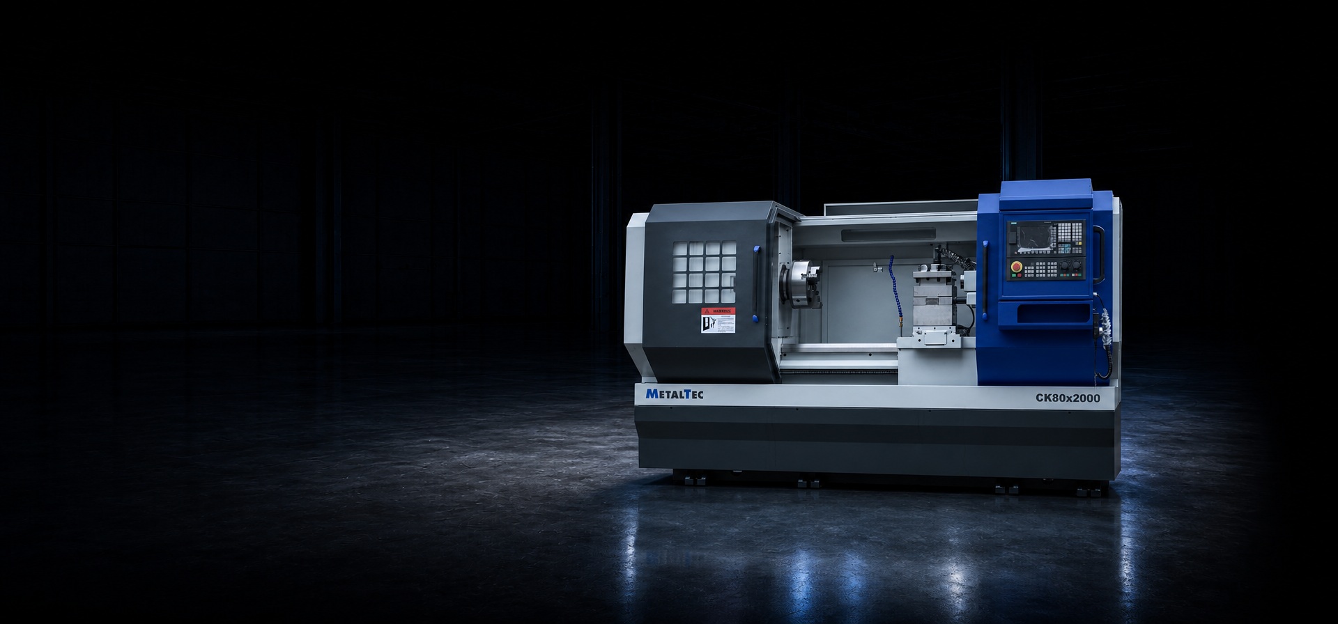 Токарный станок c ЧПУ с прямой станиной MetalTec CK 80x2000 (ПРОМ) главное фото