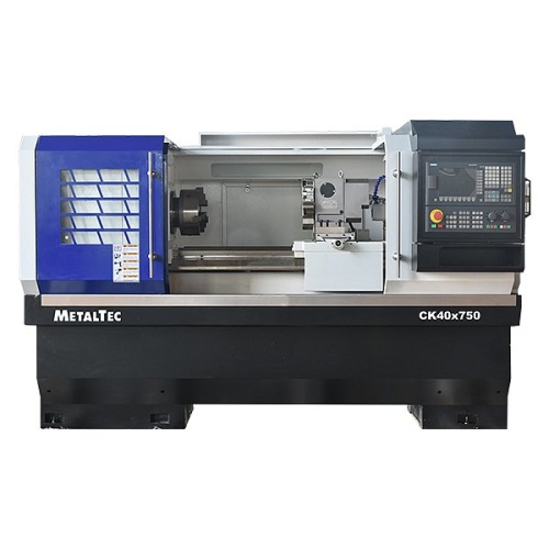 Токарный станок c ЧПУ с горизонтальной станиной MetalTec CK 40x750 (ПРОФИ)