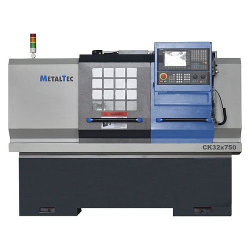 Токарный станок c ЧПУ с горизонтальной станиной MetalTec CK 36x750 PRO (ПРОФИ)