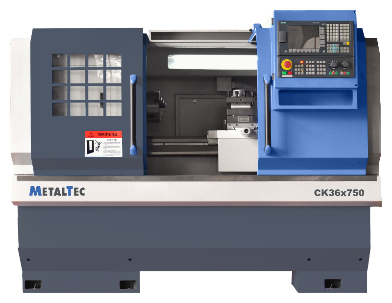 Токарный станок c ЧПУ с горизонтальной станиной MetalTec CK 36x750 (ПРОМ)