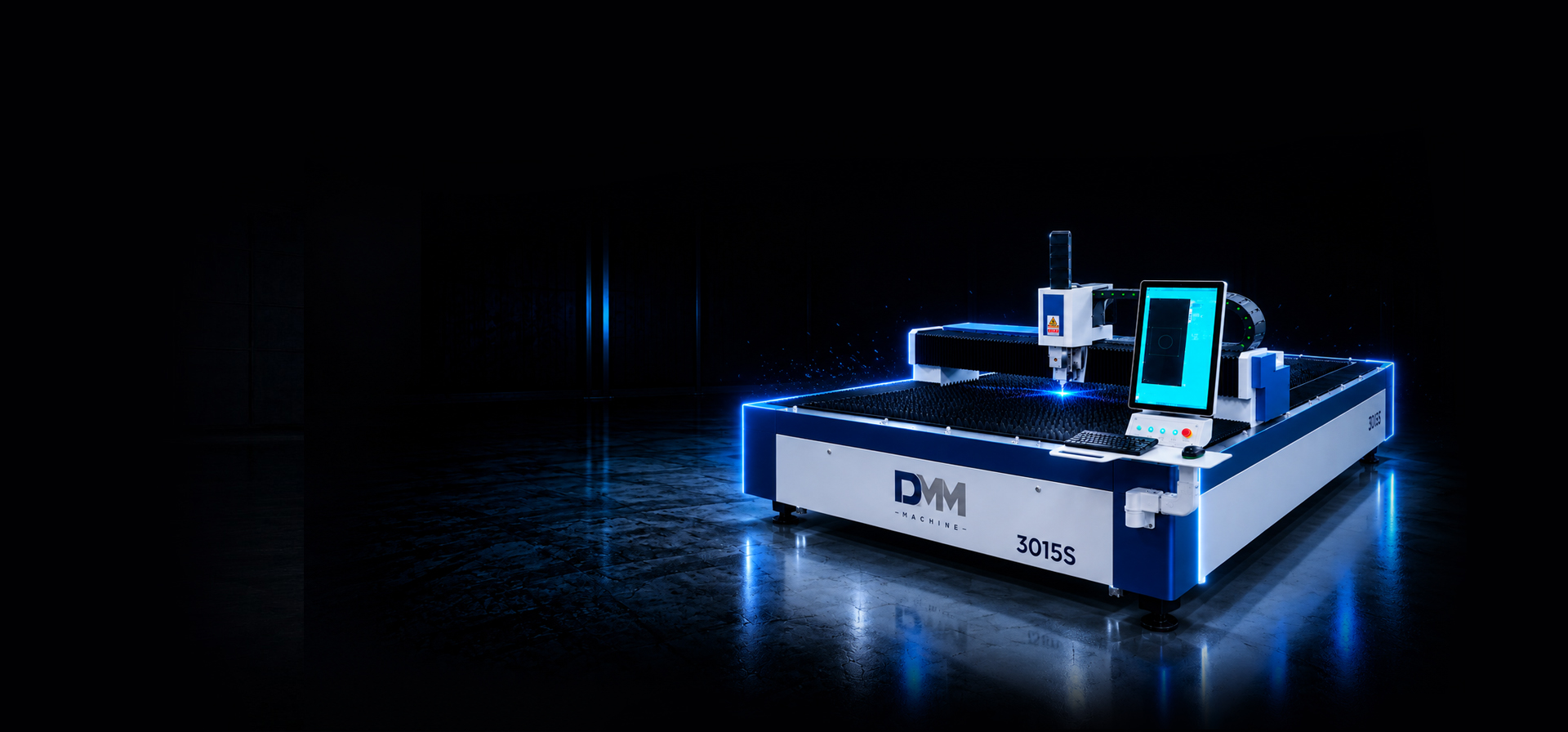 Оптоволоконный лазерный станок DMM 3015S (2000W) для резки металла главное фото