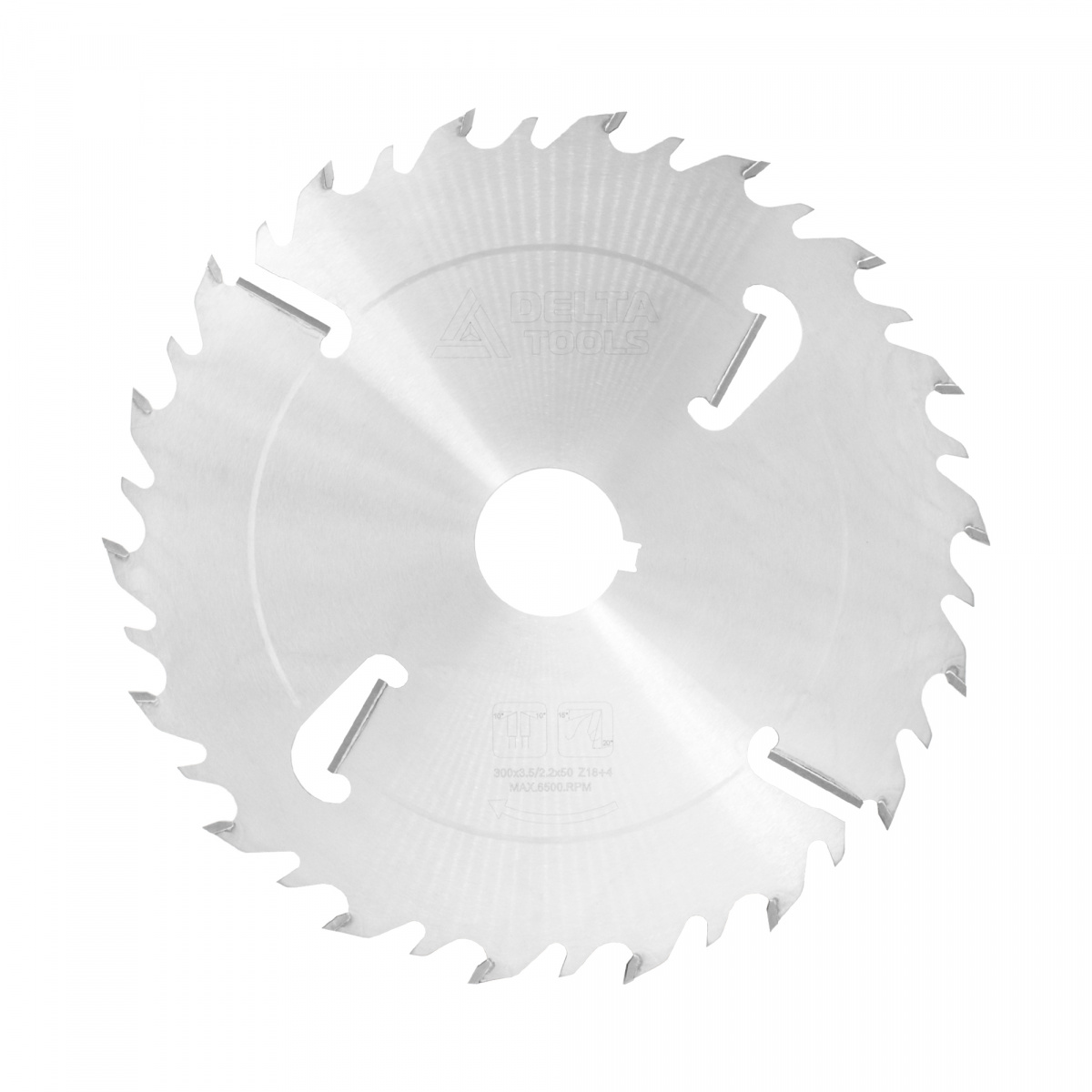 Пила дисковая DELTA TOOLS 300х50х3.5/2.2 Z(18+4) фото
