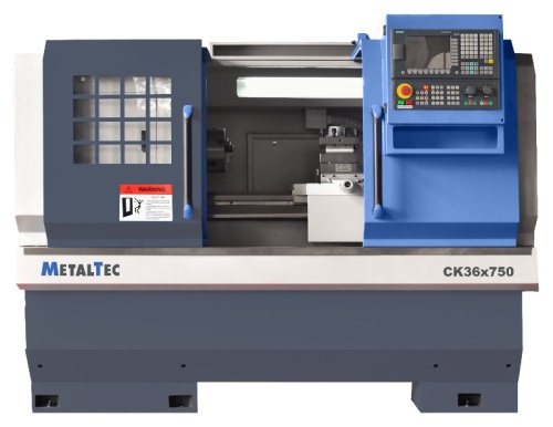 Токарный станок c ЧПУ с горизонтальной станиной MetalTec CK 36x750 (ПРОМ)